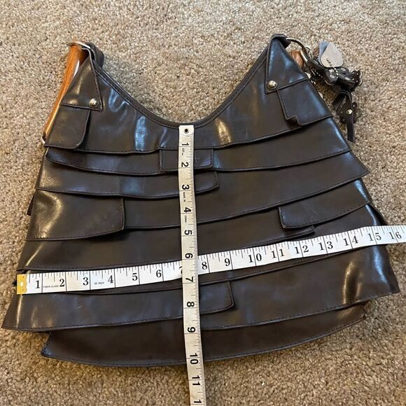 GUCCI - Vintage Burgundy Leather Purse - Picture 10 of 11